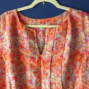 J. Jill Midi Dress Love Linen